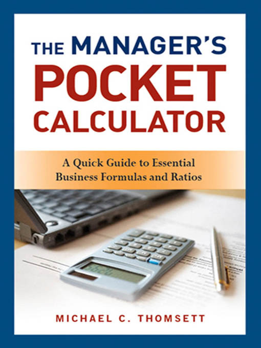Title details for The Manager's Pocket Calculator by Michael C. Thomsett - Available